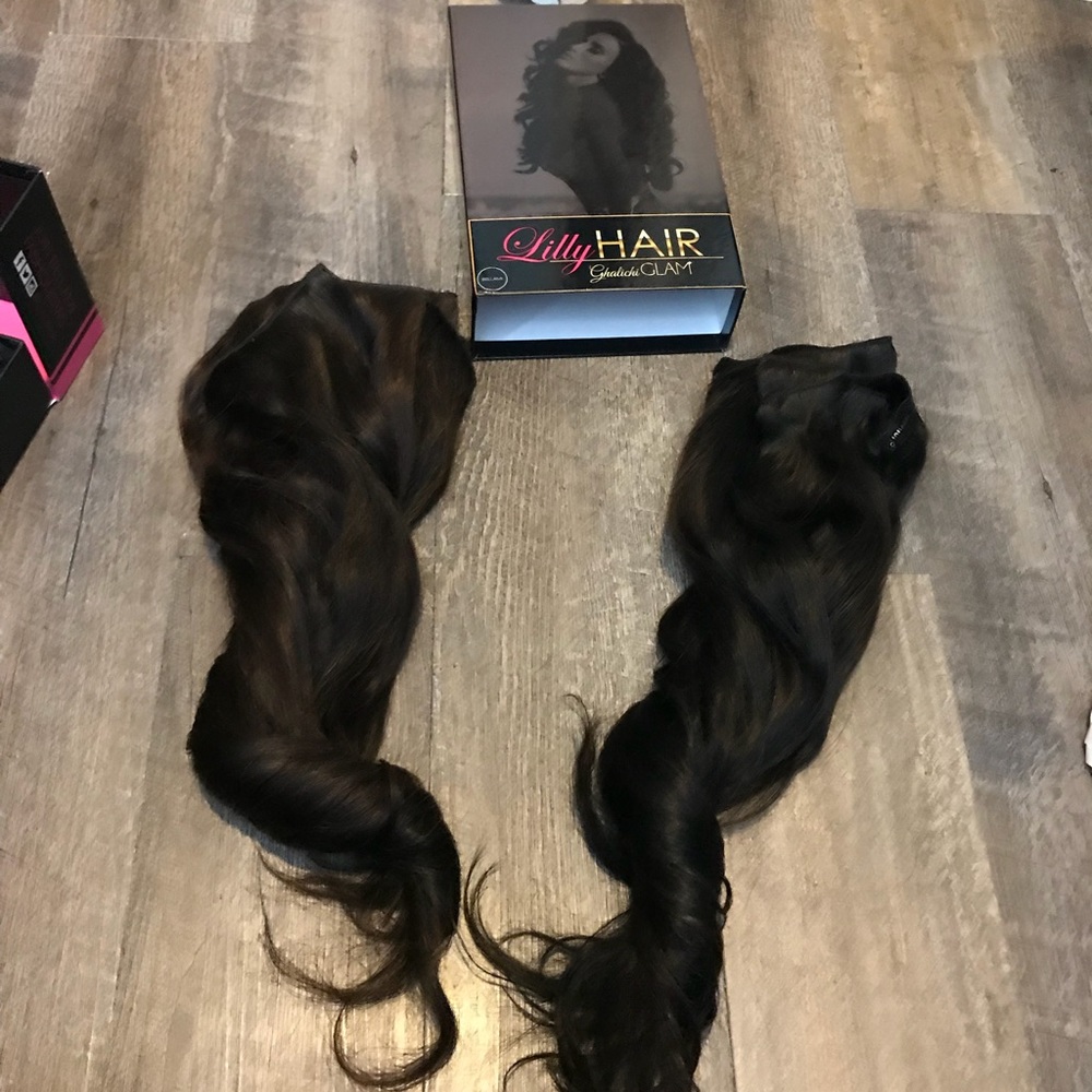 Lilly galichi Bellami hair extensions 260g